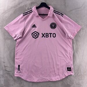 Adidas Inter Miami CF Messi Home Soccer Jersey Kit Mens Size XL Pink